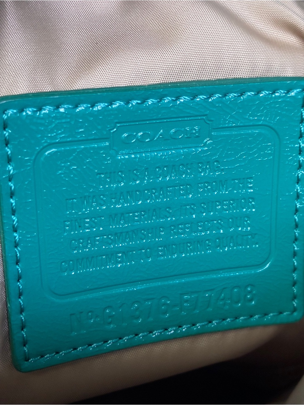 Coach Green Signature Crossbody Bag with Logo Accent - Picture 2 of 12